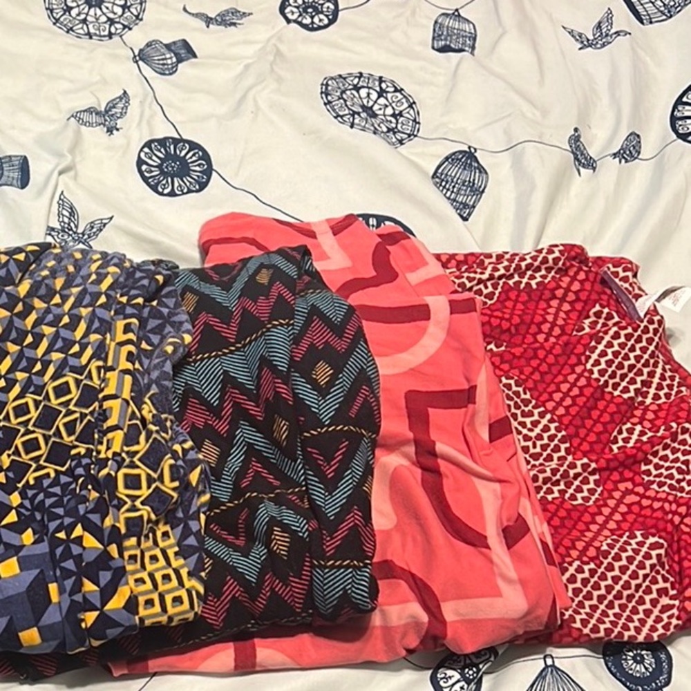 Lularoe TC leggings great condition! 4 pairs!